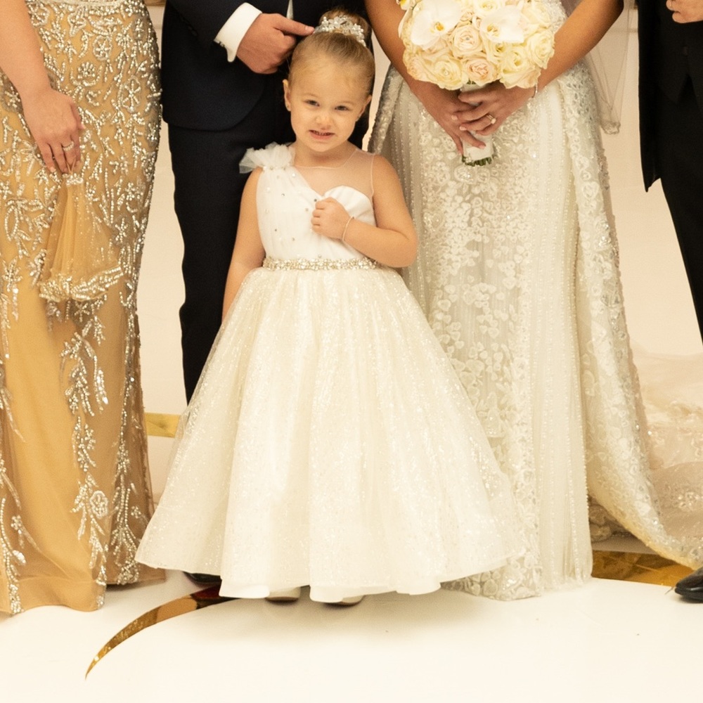 Custom flower girl dress